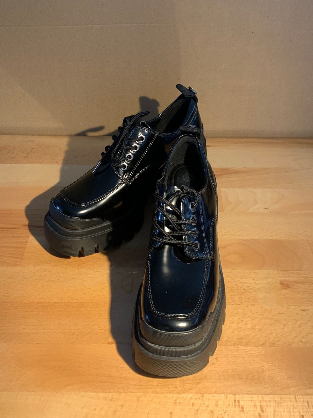Buffalo Scarpe da donna: Buffalo BRAVR - Schnürer - black, Gr. 38 – Nuovo e nell'imballaggio originale da Wetzikon ZH venduto da Hobbyschneiderin 1