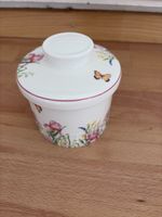 Butterdose  Dekor Blumen guter Zustand