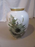 Bodenvase aus Porzellan, handbemalt