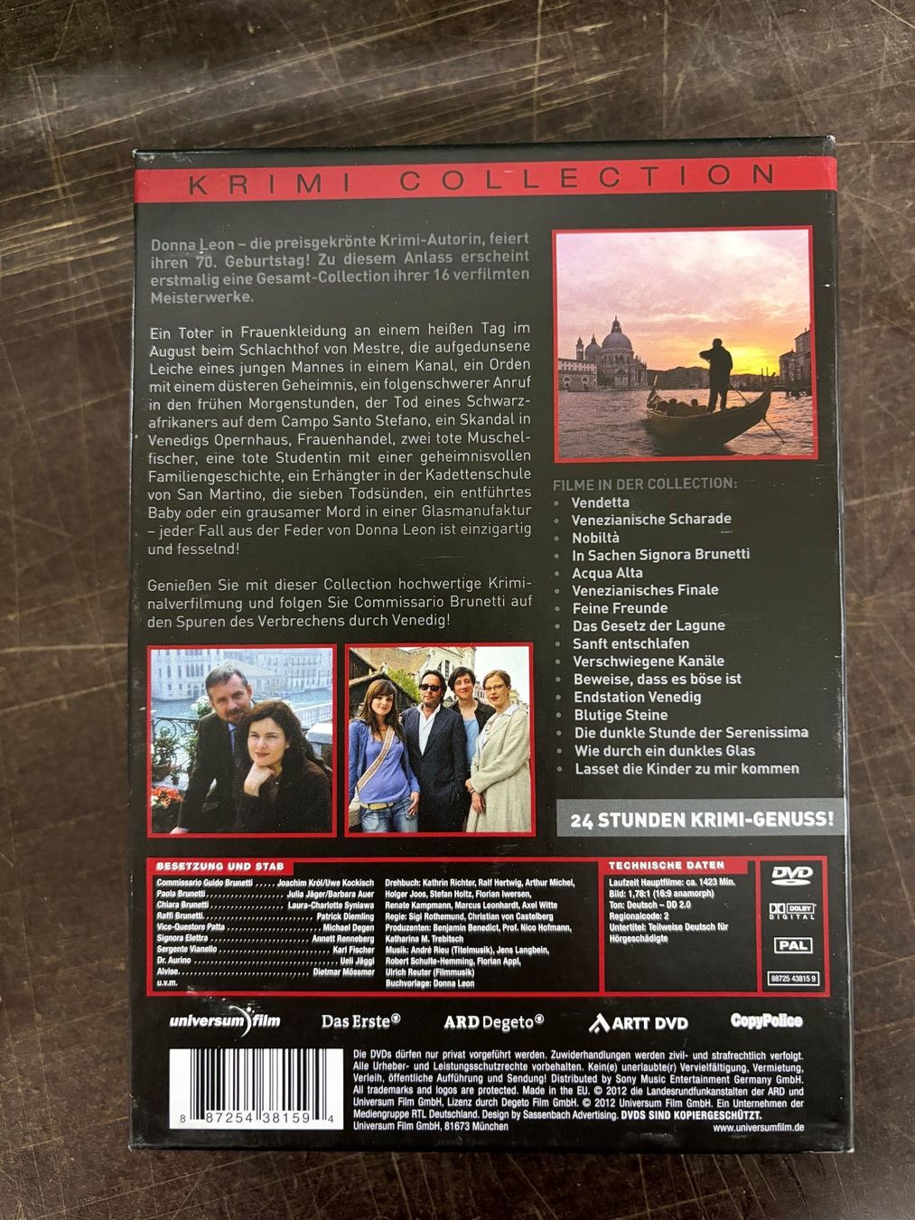 Alle DVDs: DVD Box Donna Leon, 16 Filme – Gebraucht aus Basel von andipfandi 1