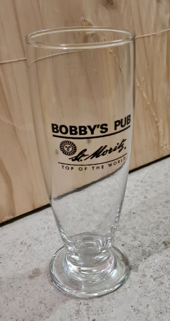 Bicchieri: Bierglas Bobbys Pub St. Moritz – Usato da Haldenstein venduto da Gigathlon4