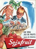 Sojufruit - Alte Werbung / Ancienne publicité 1958