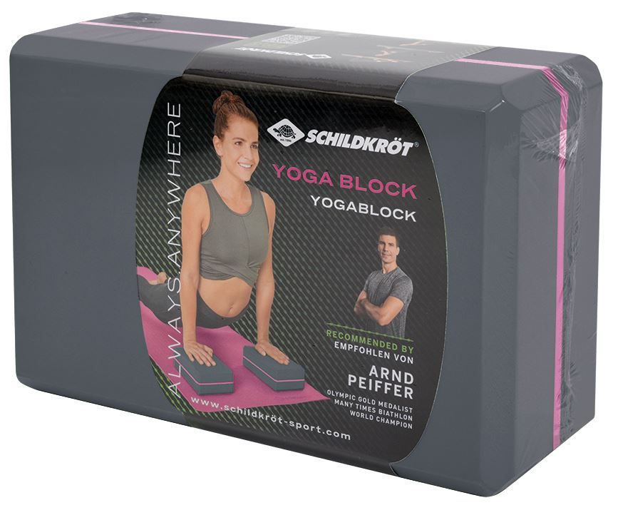 Hometrainer: Yoga Block, 200 g, grau/pink – Nuovo e nell'imballaggio originale da St. Gallen venduto da cointec 2