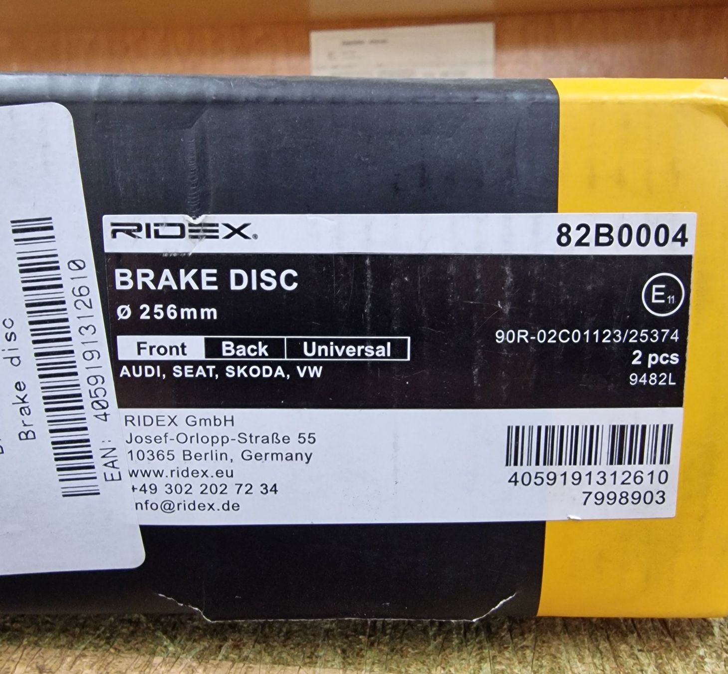 Alle Autoersatzteile: RIDEX Bremsscheibe und Bremsbeläge – Neu (gemäss Beschreibung) aus Niederhasli von teamkove 2