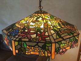 Tiffany-Lampe, Schweizer Handarbeit, amerikanisches Glas !