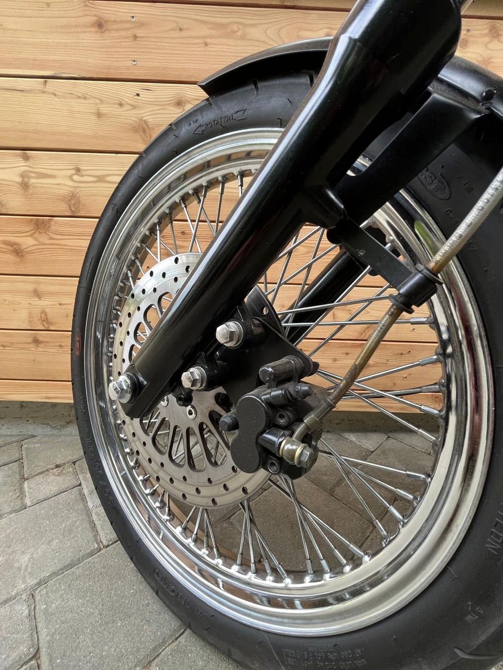 Chopper: Motorrad Chopperumbau Schwarz Neuzustand – Usato da HELGISRIED ROHRBACH venduto da TMS13 5