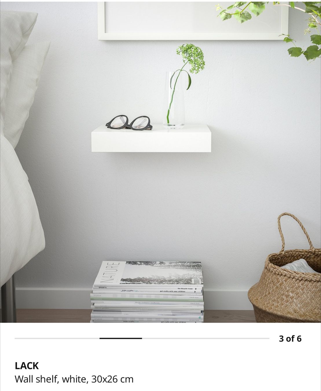 Ikea Scaffali: 3 x IKEA LACK Wall Shelf White 30x26cm – Nuovo e nell'imballaggio originale da Zürich venduto da StefaniaSA 1