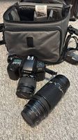 Nikon Set mit kleinem und grossem objektiv