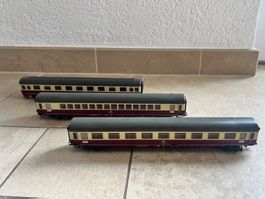 Lot de 3 voitures voyageurs TEE / IC Märklin H0 (Réseau DB)