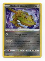 Radiant Steelix 124/196 Lost Origins Ultra Rare Englisch