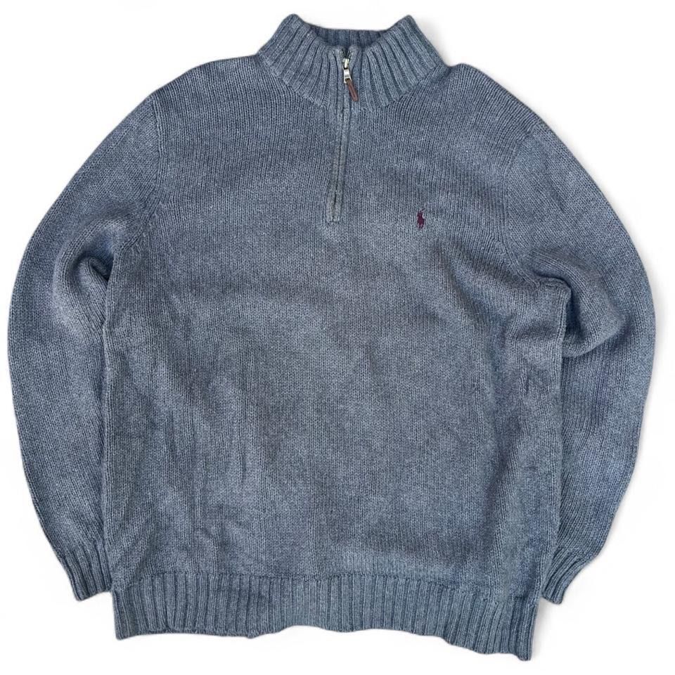 Ralph Lauren Maglioni & Felpe: Ralph Lauren Q-Zip Grau – Usato da Riehen venduto da RESTREET