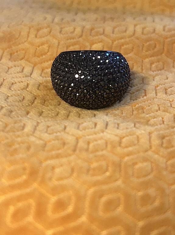 Ringe: Anello SWAROVSKI nero  – Gebraucht aus Balerna von gat_b8p2 1
