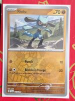 Riolu - Pokemon Reverse Holo Scarlet Violet