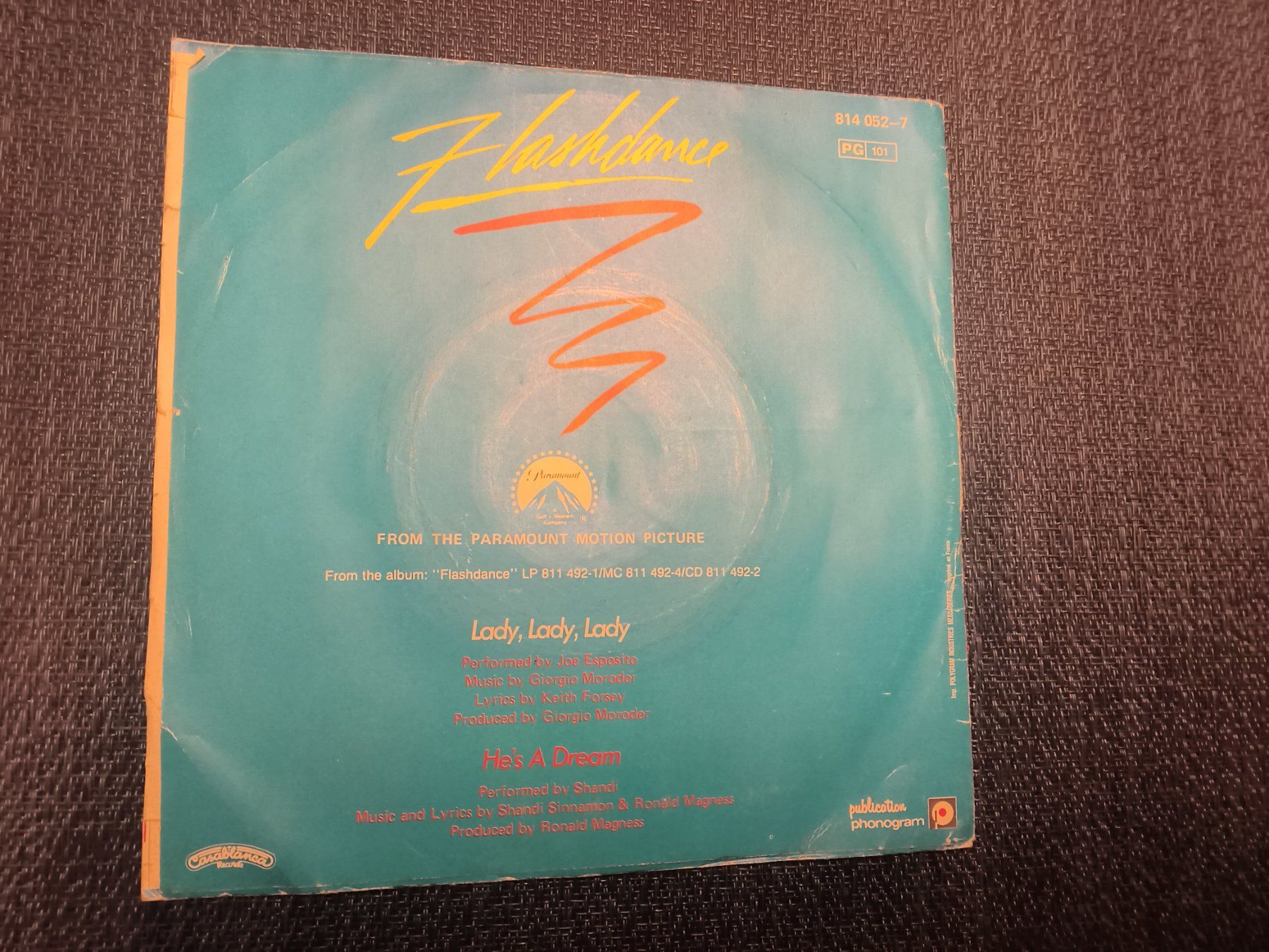 Dischi in vinile: VINYL Single: Flashdance - Lady, lady, lady – Usato da Allschwil venduto da marketingprojects 1