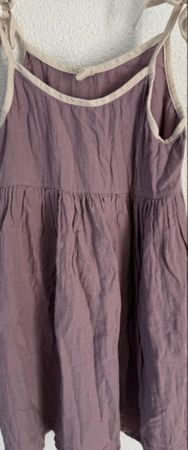 Musselin Kleid lila von Liilu Organic Gr. 140 Top Zustand!