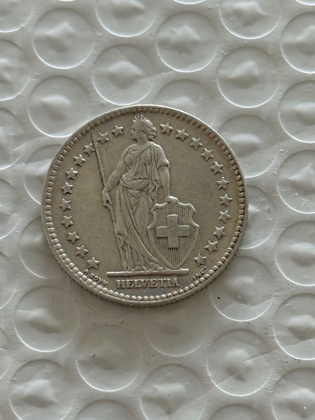 Tutti le monete: 2 Franken 1955  Rar – Usato da Wallisellen venduto da SWISS_SILVER1