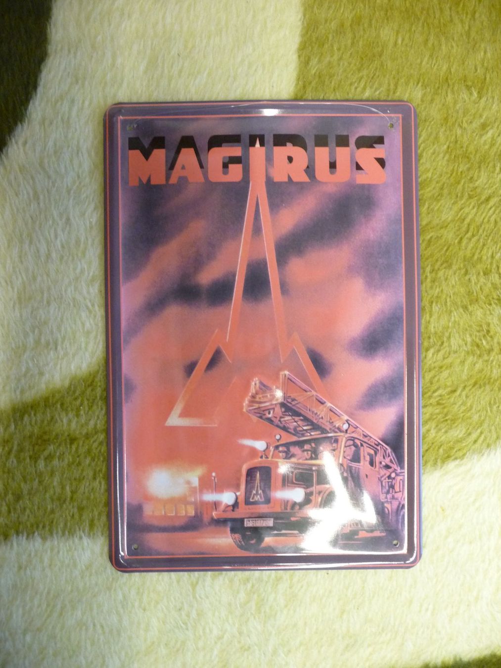Insegne: Blechschild Magirus – Usato da Diegten venduto da Jnaef