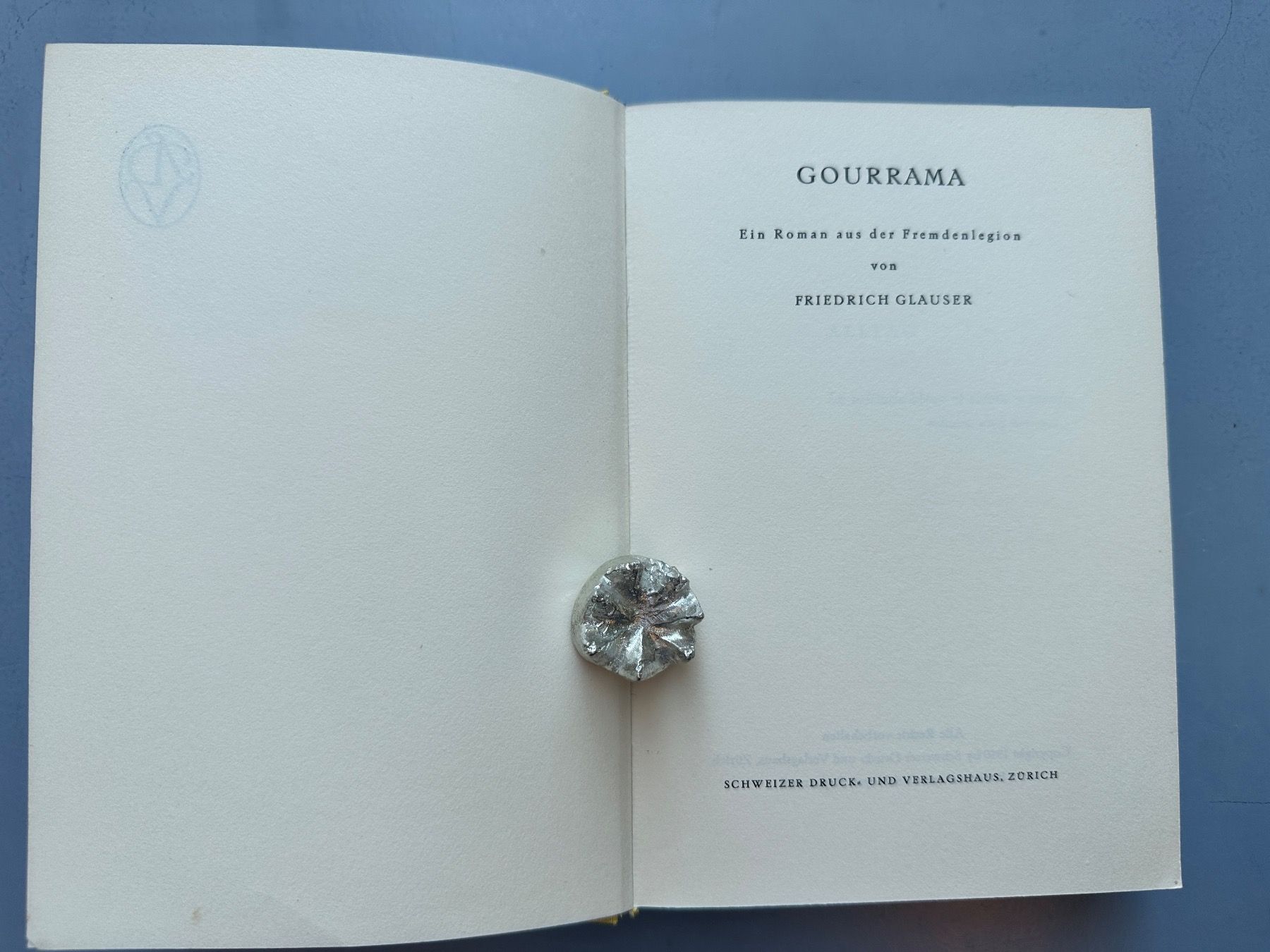 Libri: Friedrich Glauser: Gourrama – Usato da Zürich venduto da allp 1