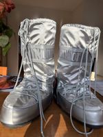 Moon Boot Nylon Silver Gr. 45-47 Winter Schuhe Top!