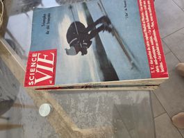 Lot 9 magazines Science et Vie année 1960 état usagé