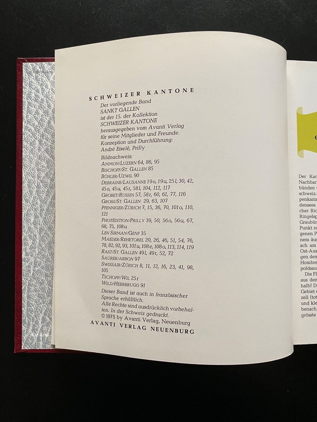 Libri: SCHWEIZER KANTONE / SANKT GALLEN – Usato da Nussbaumen AG venduto da schuba2000 2