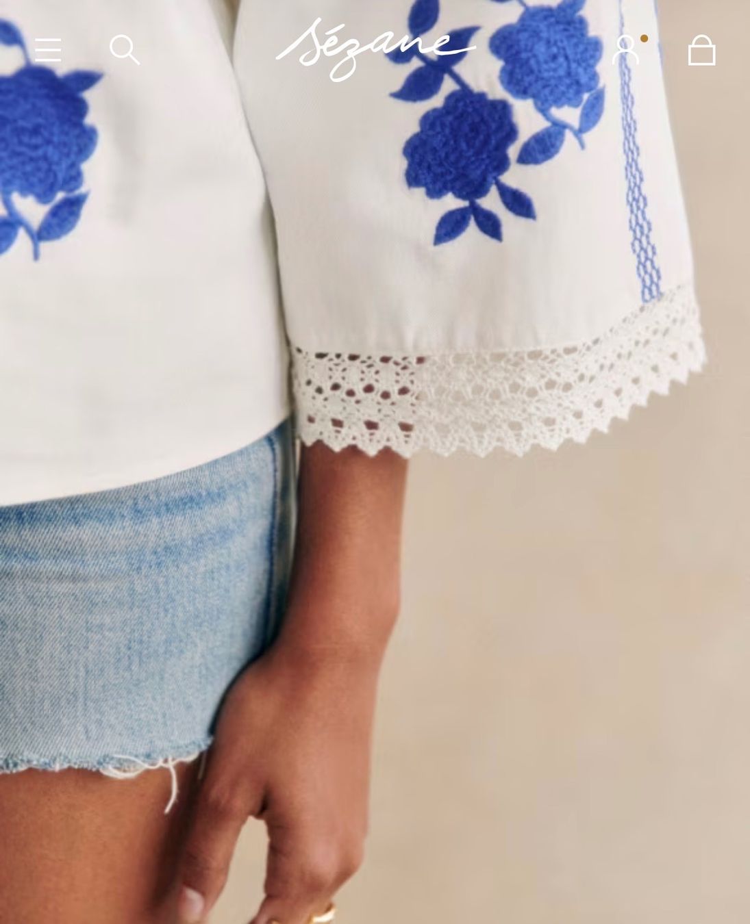 Sezane Camicette: *SEZANE* Bluse Sommer 40 – Usato da Pully venduto da Surflime 6