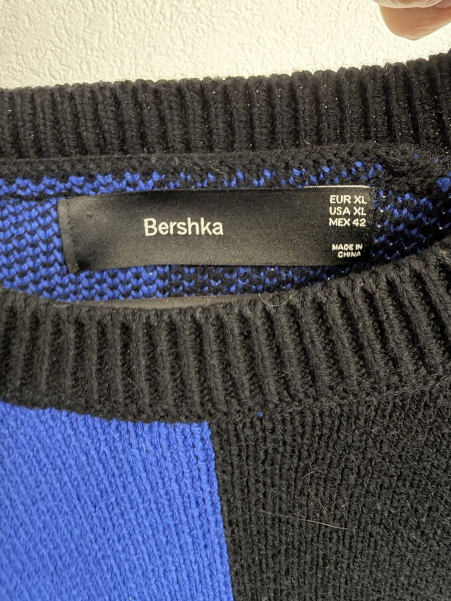 Bershka Maglioni & Felpe: Bershka Winter Pullover, Grösse XL, Blau/Schwarz, Top! – Nuovo (secondo la descrizione) da Pratteln venduto da niisam 2