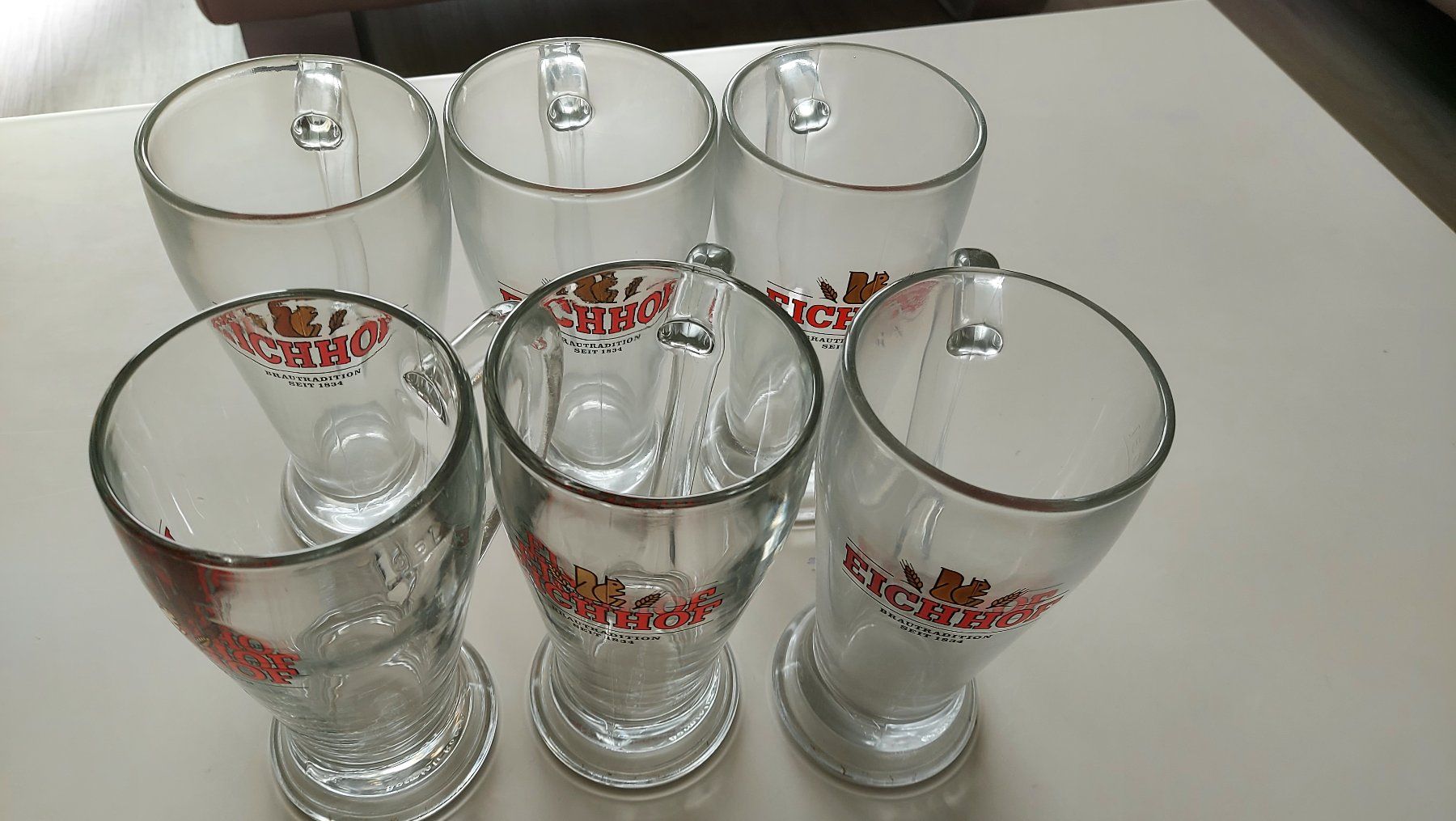 Eichhof Gläser: 6 Biergläser Eichhof – Gebraucht aus Kiesen von Drgeliebte