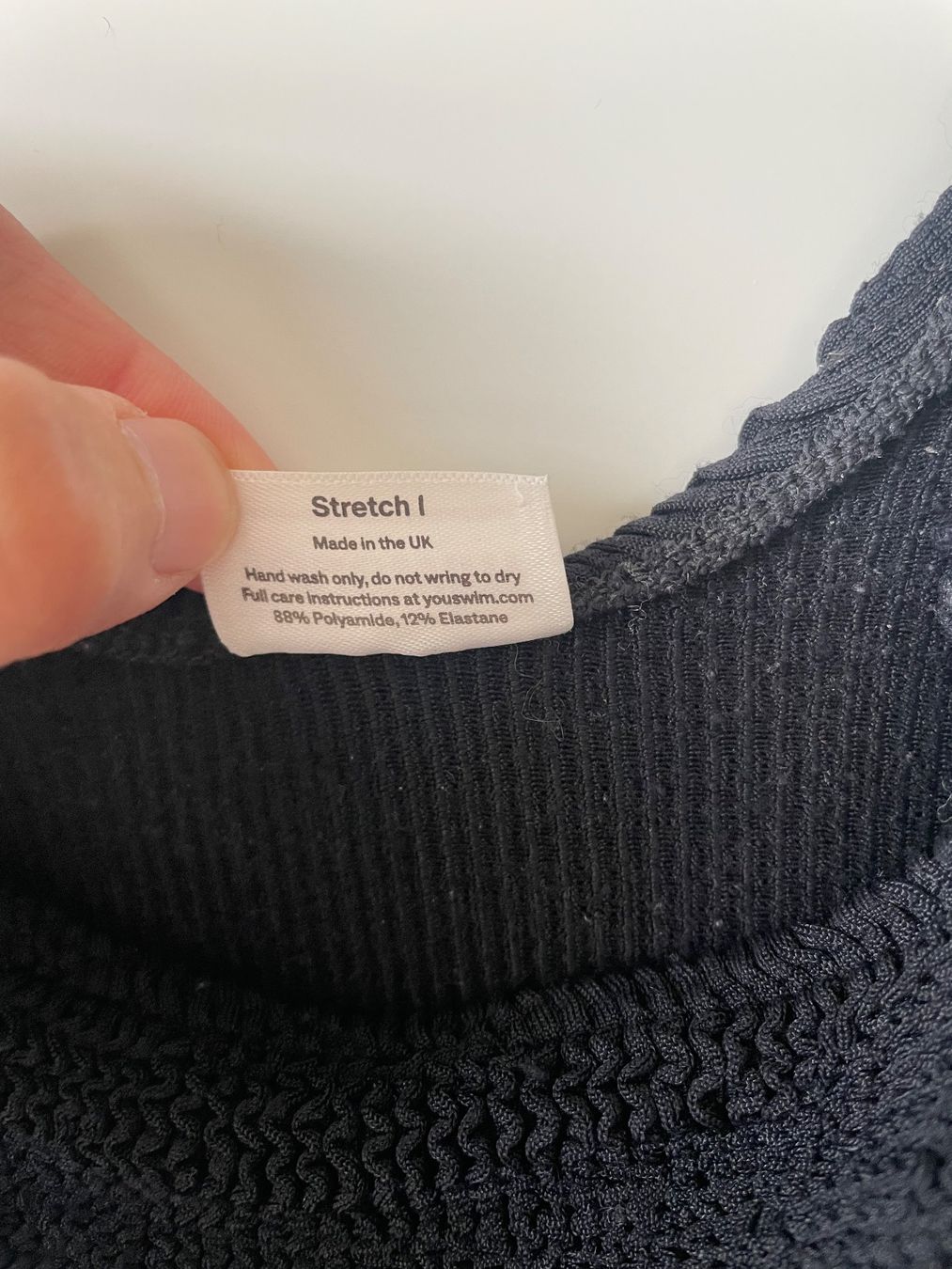 Costumi da bagno & Bikini: Youswim Badeanzug, Stretch 1, crinkle, schwarz – Usato da Neukirch an der Thur venduto da bee88 2
