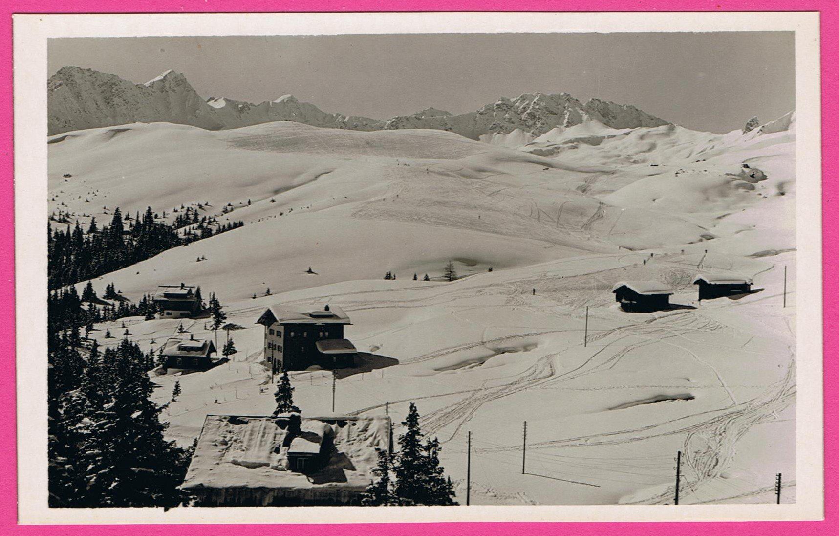 Cartoline postali: Arosa Skifelder auf Prätschli – Usato da Einsiedeln venduto da dillie