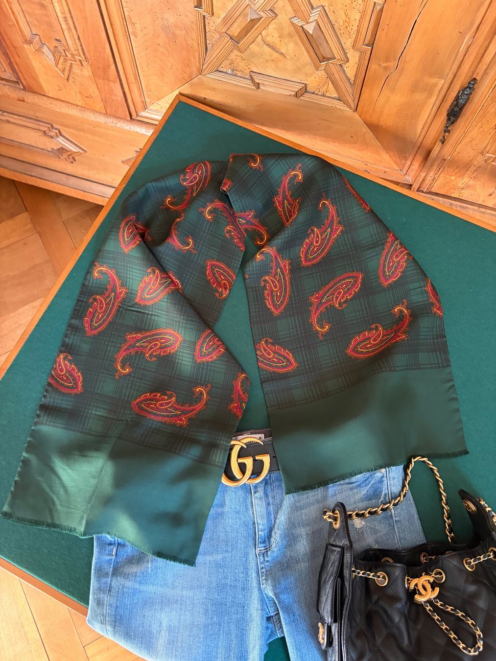 Foulards, Tücher & Schals: 100% Silk Scarf / double-layered /  Condition: New – Neu (gemäss Beschreibung) aus Interlaken von Bona55 5