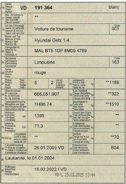 Hyundai Automobili: Hyundai Getz 1.4 – Usato da Lausanne venduto da OF_Lausanne 7
