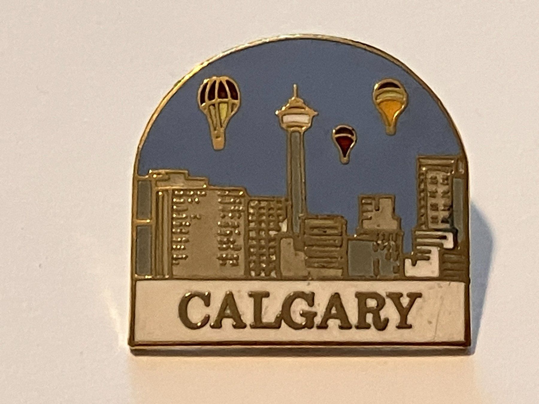 Plaketten & Abzeichen: 1 Pin Calgary – Gebraucht aus Basel von djwwpp