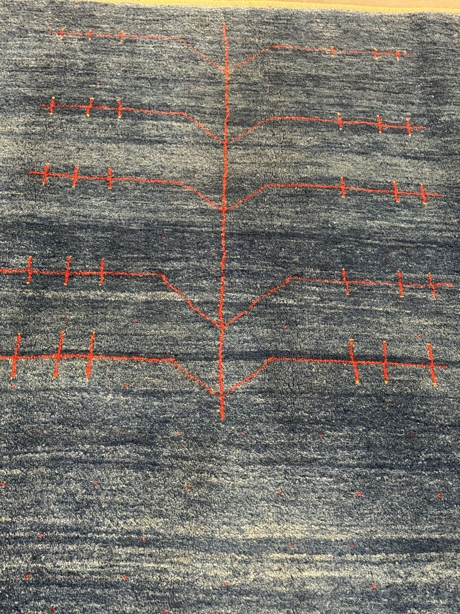 Gabbeh Tappeti: Gabbeh Teppich, blau/rot, 200x200cm – Nuovo (secondo la descrizione) da Liestal venduto da galerie_nategh 1