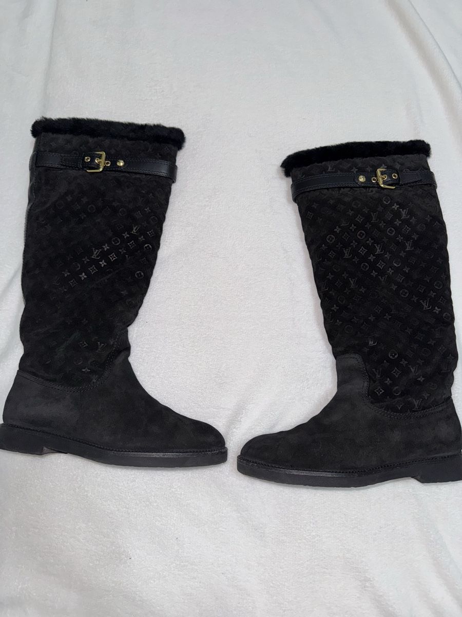 Damenschuhe: Louis Vuitton Black Winter Boots, 37❄️ – Gebraucht aus Genève von Lux_trend26 7