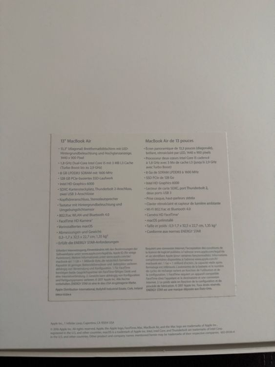 Apple Notebook: Macbook Air – Usato da Bazenheid venduto da Raoul99 6