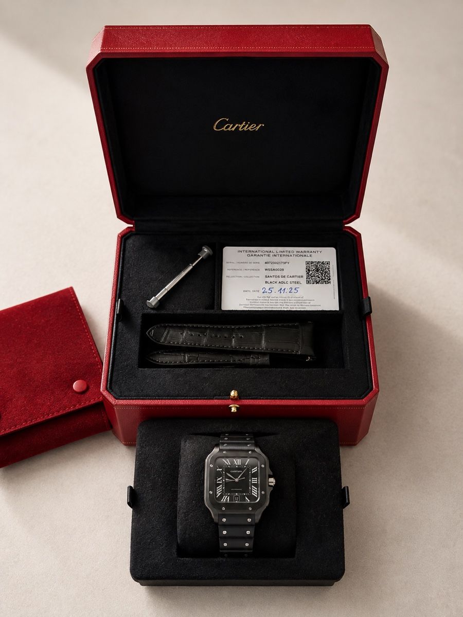 Cartier Orologi: Cartier Santos Uhr Black – Nuovo (secondo la descrizione) da Glattfelden venduto da Candi6 1
