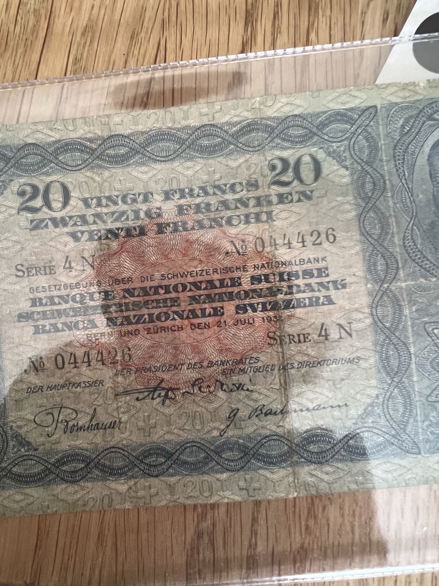 Banconote: Alte Banknoten – Usato da Schöftland venduto da mamajasima5 2