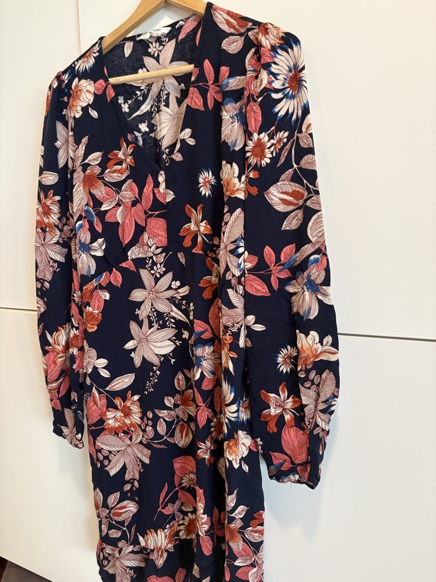 Nafnaf Vestiti: Robe Naf Naf  floral bleu taille 42  – Nuovo (secondo la descrizione) da Pully venduto da kaba07 2