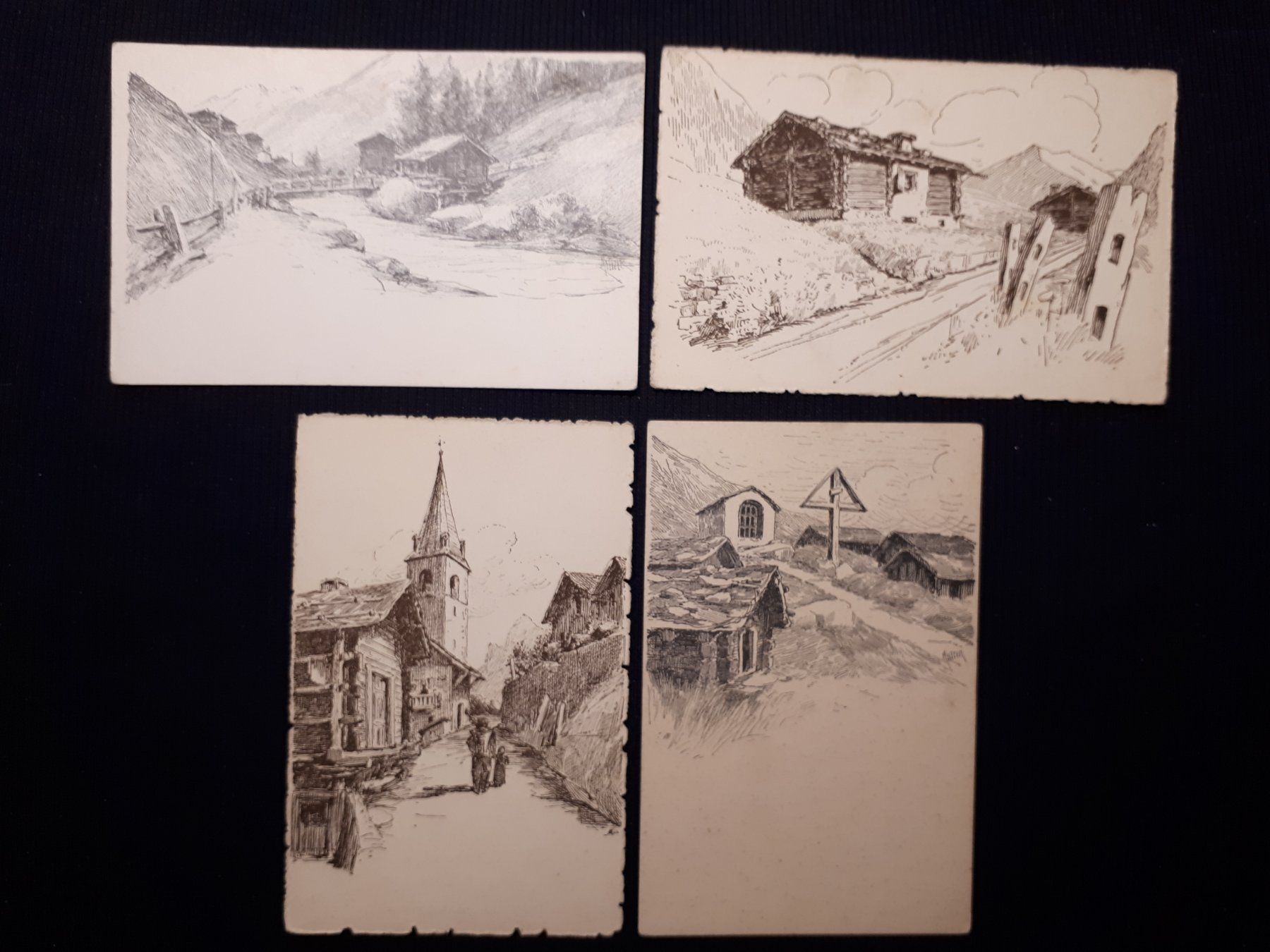Cartoline postali: 4 AK WALLIS – Usato da Ponto Valentino venduto da giorgia06