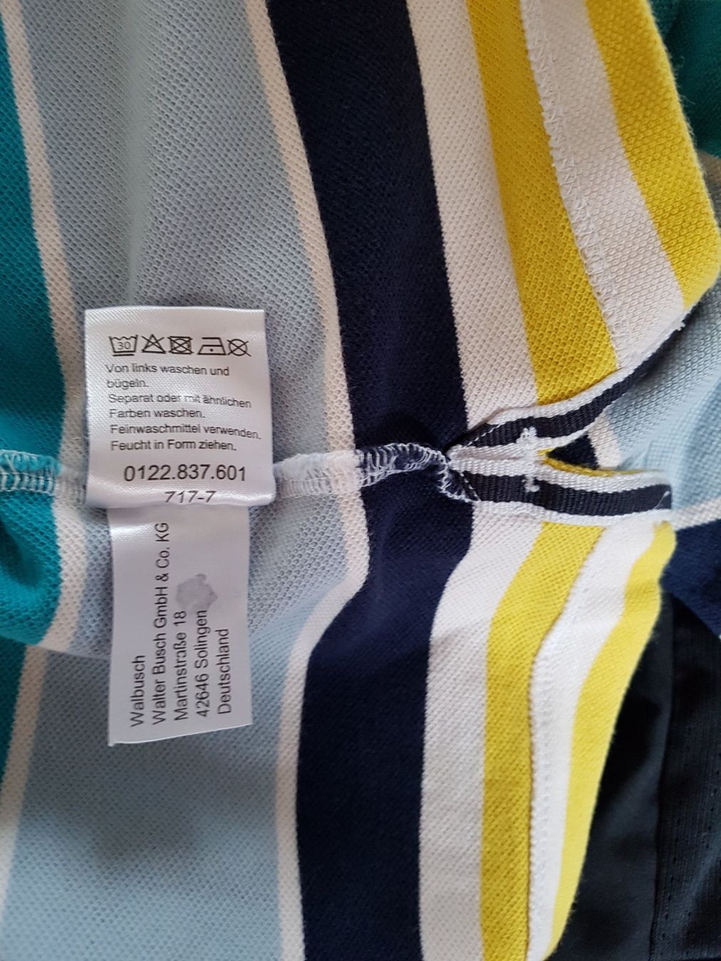 Magliette Polo: Walbusch Polo100 % Baumwolle Gr. 56 / 54 – Usato da Riehen venduto da robs2026 3