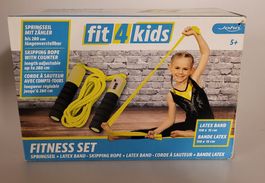 Fitnessset  Springseil mit Zähler  + Latexband John