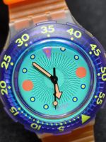 🌊 Swatch Scuba SDK102 "Medusa" 1991 – selten, mit Box