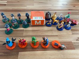 Migros Storybox mit diversen Figuren
