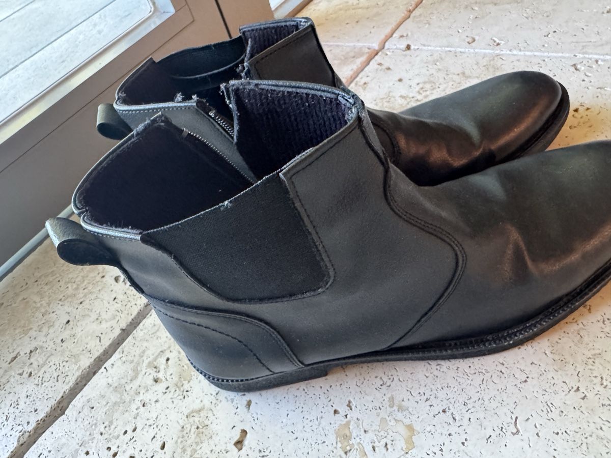 Scarpe da uomo: Schwarze Herren Stiefel Gr. 42 – Usato da Buchrain venduto da Babyblau777 1