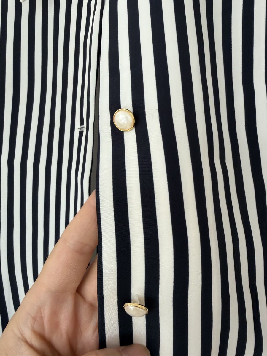 Blusen: Vintage Bluse Streifen Grösse M – Gebraucht aus Zürich von Ambrette9 2