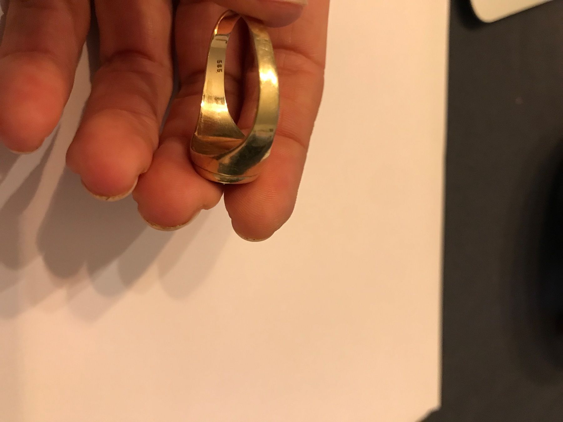Ringe: Alimbas bague chevalière or 14 carats – Gebraucht aus Grimisuat von eliseba88 4