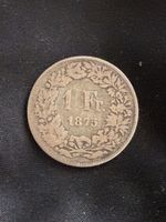 Pièce 1 Fr 1875 Helvetia argent