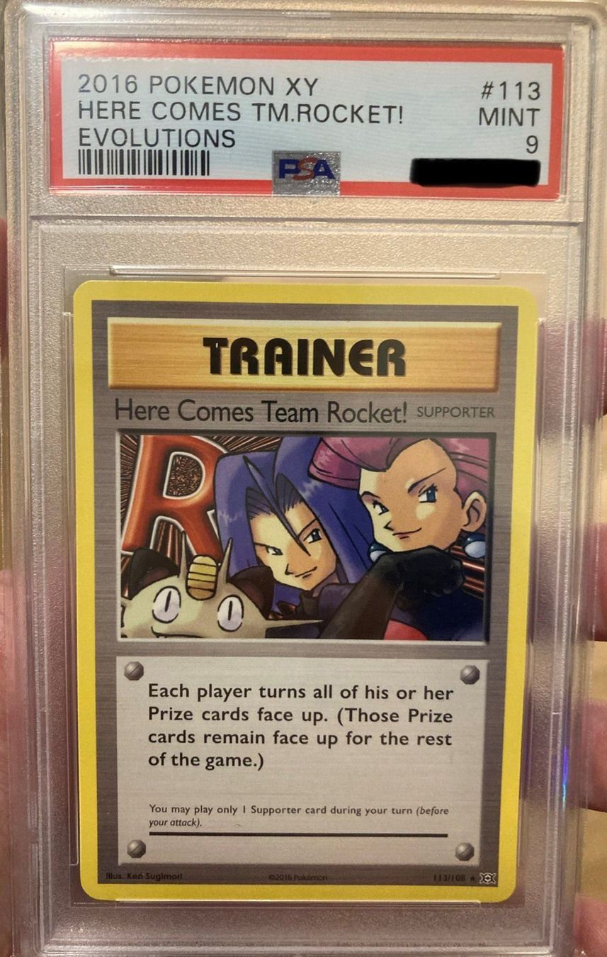 Pokémon Sammelbilder & Trading cards: 2016 Evolutions XY - Team Rocket PSA 9 – Gebraucht aus Niedergösgen von Doxi-Graded-Cards