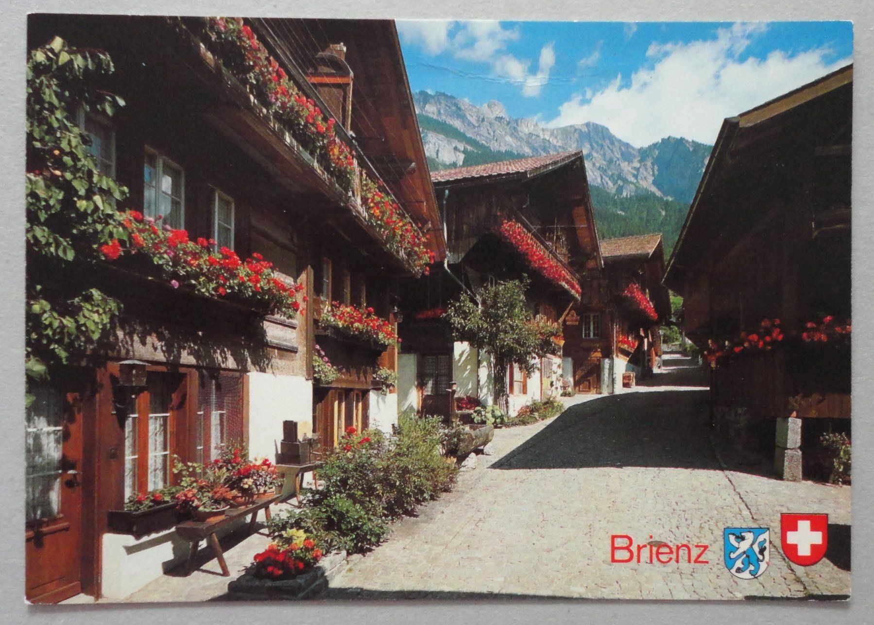 Cartoline postali: Brienz, Dorfpartie, Berner Oberland – Usato da Fétigny venduto da Billy2miny